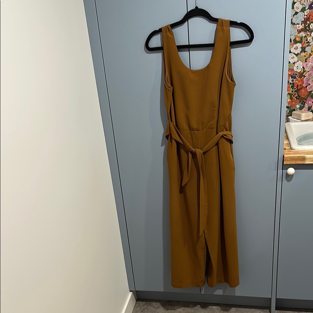 From Palmer sleeveless tie wait jumpsuit